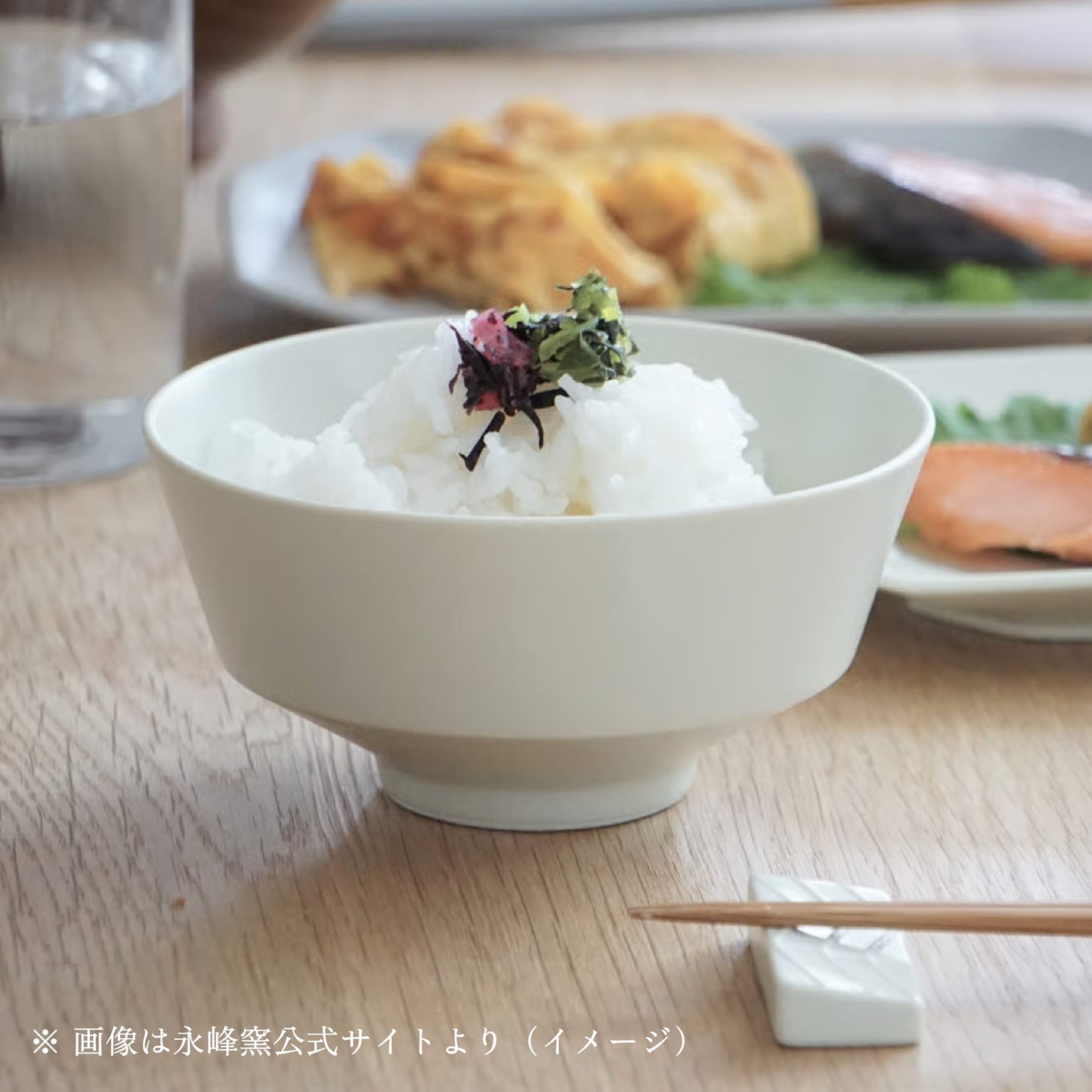 『波佐見焼のフラワーギフト』永峰窯ご飯茶碗セット